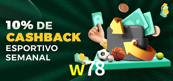 10% de bônus de cashback na w78